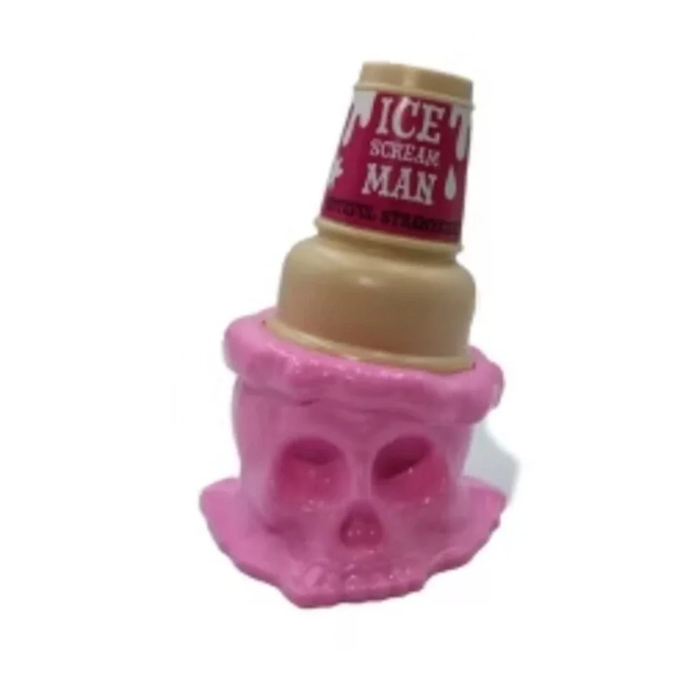 Ice Cream Man Skull Figure Set of Two- Mintstachio & Strawberry NWT
